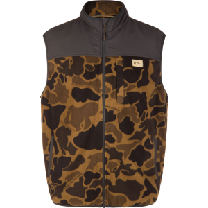 DRAKE Men's Camp Old School Sport Fleece Vest (DS0126-080)