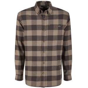 DRAKE Men's Autumn Stone XL Check Plaid Flannel Shirt (DS1070-SXL)