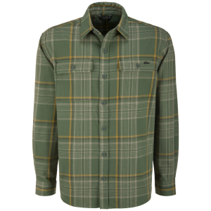 DRAKE Men's Legacy Green Head Plaid Flannel Shirt (DS1079-GHP)