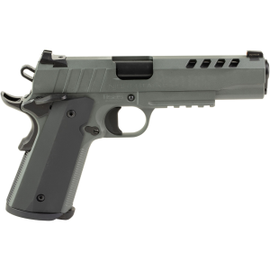 Tisas TISAS 1911 Night Stalker 10 10mm 5in 2x8rd Gray Semi-Auto Pistol (10100537) - $578.99 at GritrSports