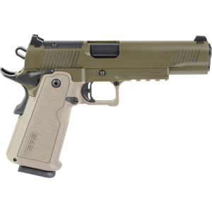 Tisas TISAS 1911 Duty Double Stack 9x19mm 5in 18rd Flat Dark Earth Semi-Automatic Pistol (12500904) - $549.99 at GritrSports