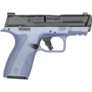 SMITH & WESSON M&P Shield X 9x19mm 3.6in 13/15rd Black/Orchid Optics-Ready Thumb Safety Semi-Automatic Pistol (14838)