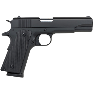 Tisas TISAS 1911A1 Service 9 9x19mm 5in 2x7rd Black Cerakote Semi-Automatic Pistol (10100519) - $392.99 at GritrSports