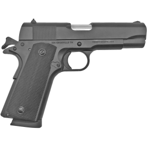 Tisas TISAS 1911A1 Tank Commander .45 ACP 4.25in 2x7rd Black Cerakote Semi-Automatic Pistol (10100113) - $384.99 at GritrSports