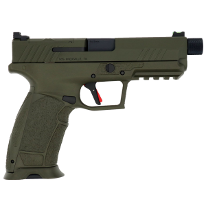 Tisas TISAS PX-9 Duty 9mm Luger 4.6in Threaded 18rd/20rd Mags OD Green Pistol (15000128) - $340.99 at GritrSports