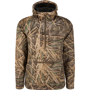 Drake DRAKE Men's BMF Ultimate Wader Mossy Oak Original Shadow Grass Quarter Zip Hoodie (DW7420-009) - $149.99 at GritrSports