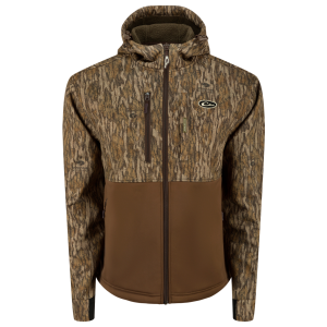 Drake DRAKE MST Hole Shot Hooded Windproof Eqwader Full Zip Bottomland Two-Tone Jacket (DW7390-006T) - $124.99 at GritrSports