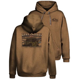 Drake DRAKE Mud Cart Golden Pecan Dark Heather Hoodie (DS1656) - $69.99 at GritrSports