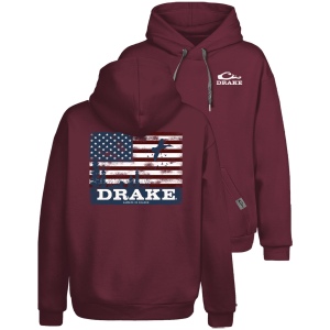 Drake DRAKE Men's Americana Scenic Graphic Windsor Wine Hoodie (DS1659) - $69.99 at GritrSports