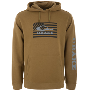 Drake DRAKE Men's Cotton Logo Antique Bronze Work Hoodie (DS9080-ABZ) - $59.99 at GritrSports