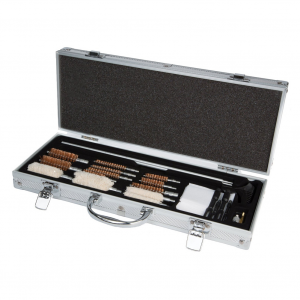 HOPPE'S Universal Gun Cleaning Accessorie Kit with Aluminium Case (UAC76)