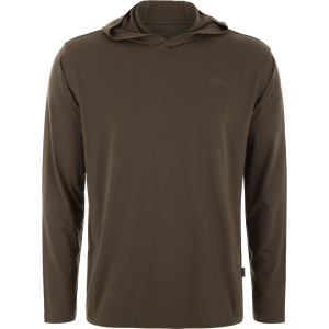 Drake DRAKE Men's Tri-Blend Crocodile Brown Long Sleeve Hoodie (DS1705-CCB) - $59.99 at GritrSports