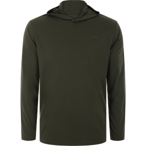 Drake DRAKE Men's Tri-Blend Forest Night Olive Long Sleeve Hoodie (DS1705-FNO) - $59.99 at GritrSports