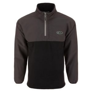 Drake DRAKE Men's Eqwader Black Oyster Half Zip Pullover (DS7355-BOY) - $59.99 at GritrSports