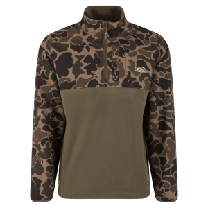 Drake DRAKE Men's Eqwader Old School Sport Half Zip Pullover (DS7355-080) - $59.99 at GritrSports
