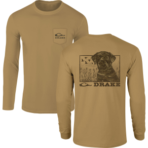 Drake DRAKE Chocolate Lab T LS Hoodie (DT8921) - $39.99 at GritrSports