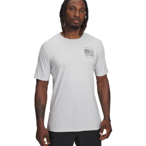 Under Armour UNDER ARMOUR Men's Freedom By Air Halo Gray/Titan Gray T-Shirt (6004101-014) - $15.66 at GritrSports