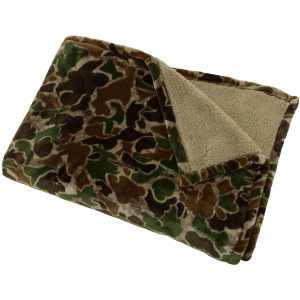 DRAKE Old School Green Fleece Throw (DW8000-037)