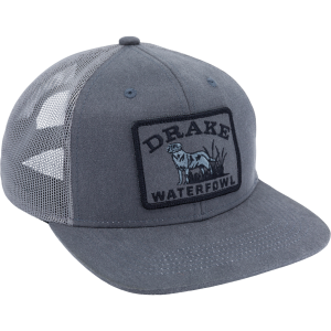Drake DRAKE Men's Dog Patch Dark Gray Mesh Back Cap (DH4162-DGR) - $39.99 at GritrSports