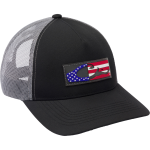 Drake DRAKE Men's Americana Flag Black/Charcoal Mesh Back Cap (DH4121-BCH) - $39.99 at GritrSports