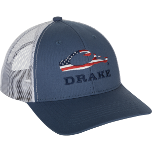 Drake DRAKE Men's Flag Logo Med Blue Cap (DH4120-MBL) - $29.99 at GritrSports