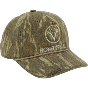 Drake DRAKE Men's Non-Typical Five-Panel Mossy Oak Bottomland Cap (DNT8104-006) - $29.99 at GritrSports
