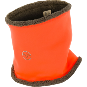 DRAKE Non-Typical Silencer Blaze Orange Sherpa Fleece Neck Gaiter (DNT7002-BLZ)
