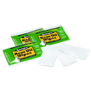 REMINGTON Rem-Oil Patch 6x8in Wipes Cleaner 12 Pack (18411)