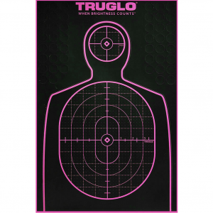 TRUGLO Tru-See 6 Pack of Pink Handgun 12x18 Splatter Targets (TG13P6)