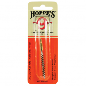 HOPPE'S .17 and .204 Caliber Phosphor Bronze Cleaning Brush End (1302P)
