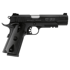 TAURUS PT1911 Full Size 45ACP 5in 8rd with Rail 2 Magazines Pistol (1-191101-B1)
