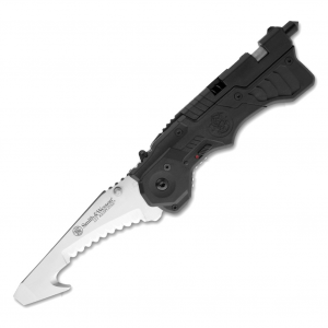 S&W 1st Response 3.75in Plunge Lock Safety Hook Folding Knife (SW911N)