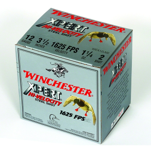 WINCHESTER Xpert HI-Velocity Steel 12Ga 3.5in #2 Shotshell Ammo 25 Round Box (WEX12LM2)