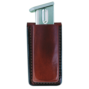 BIANCHI 20A Tan Leather Open Magazine Pouch (10734)