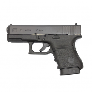 GLOCK 36 45 ACP 3.7in 2x6rd Black Semi-Automatic Pistol (PI3650201FGR)