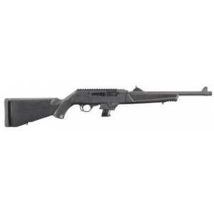 RUGER Pistol Caliber Carbine 9mm 16.12in 10rd Synthetic Stock Black Rifle (19102)