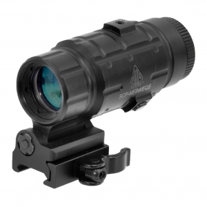 UTG 3x FTS QD Mount Black Sight Magnifier (SCP-MF3WEQS)