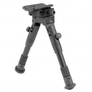 UTG Shooters Rubber Feet 6.2-6.7in Height SWAT Bipod (TL-BP28S)