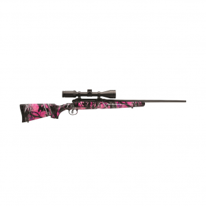 SAVAGE Axis II XP Compact Muddy Girl .243 Win 20in 4rd Camo Bolt-Action Rifle with 3-9x40 Scope (57100)