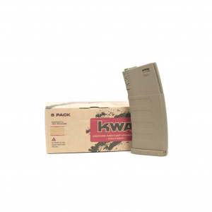 KWA M4/M16 6-Pack of 120rd Polymer K120 Mid-Capacity Airsoft Magazines (197-04107)