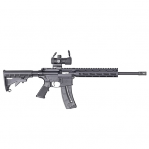 SMITH & WESSON M&P15-22 Sport OR 16.5in 25rd Rifle with Red/Green Dot Optic (12722)