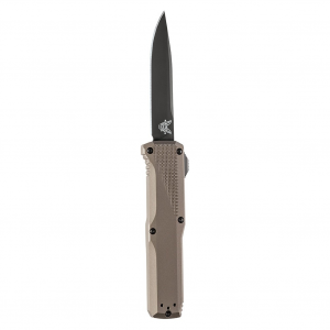 BENCHMADE Phaeton 3.45in Automatic OTF Black Knife (4600DLC-1)
