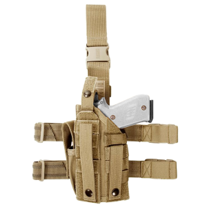 BLACKHAWK Omega VI Ultra Universal Modular Ambidextrous Coyote Tan Light Holster (40MLH1CT)