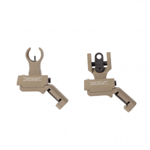 TROY HK Front and Round Rear Flat Dark Earth Offset Sight Set (SSIG-45S-HRFT-00)