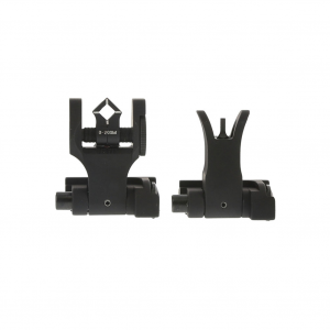 TROY Folding M4 Front and Dioptic Rear Offset Sight Set (SSIG-45S-MDBT-00)