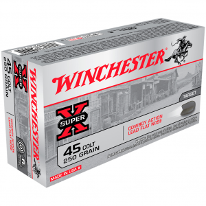 WINCHESTER USA 45LC 250Gr Lead 50rd Box Bullets (USA45CB)