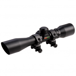 TRUGLO Compact 4x32mm Duplex Reticle Black Riflescope (TG8504BR)