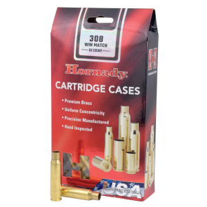 HORNADY .308 Winchester Unprimed Brass Rifle Cartridge Cases (8661)