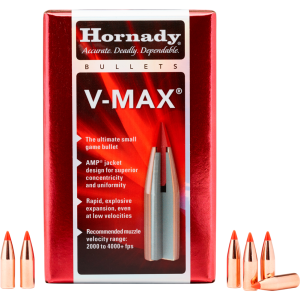 HORNADY 6.5mm .264 95Gr V-Max 100Rd Box Bullets (22601)