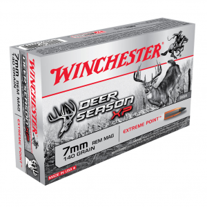 WINCHESTER Deer Season XP 7mm Rem Mag 140Gr Extreme Point 20rd Box Rifle Ammo (X7DS)